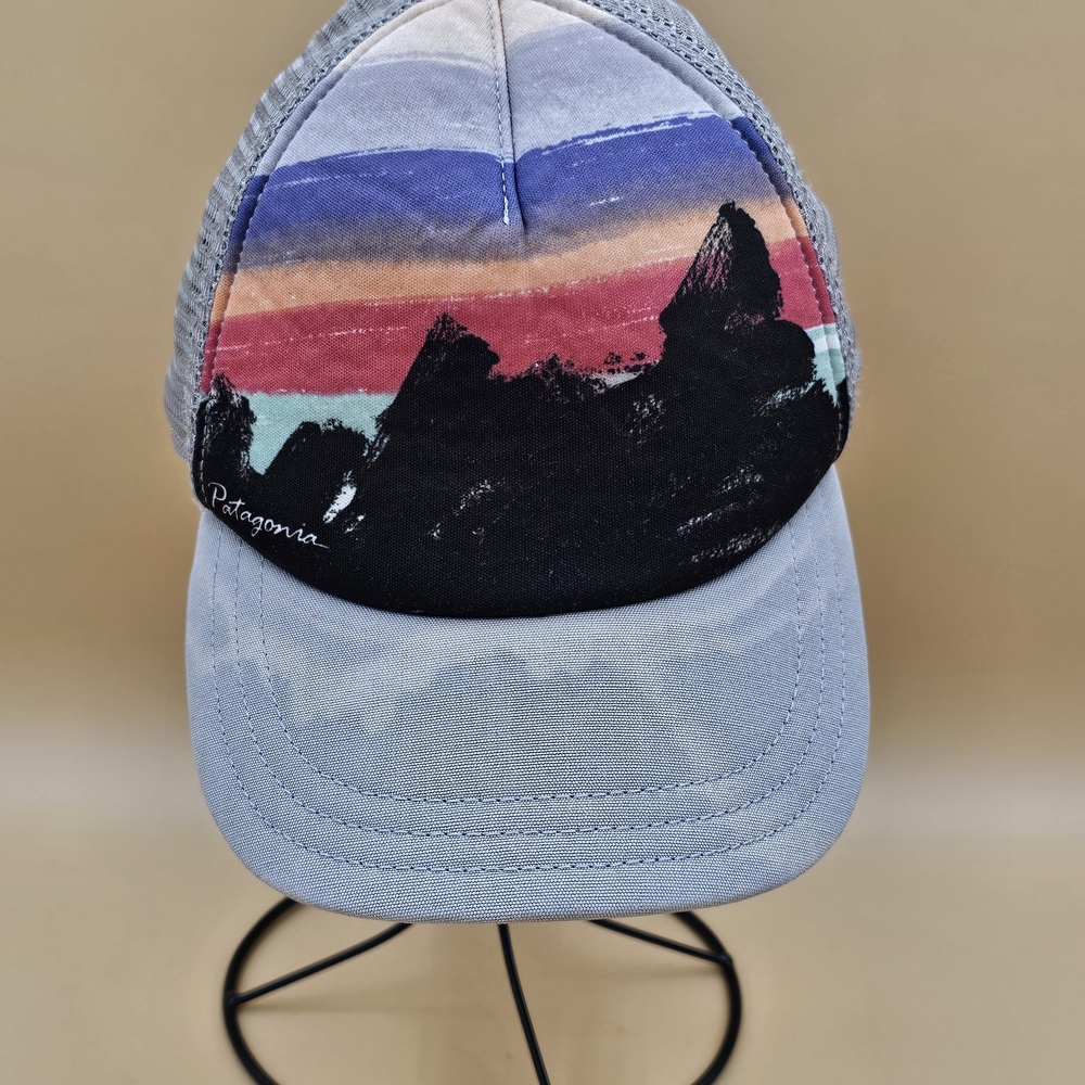 Patagonia Sunset Mountain Trucker Hat - Light Blue
